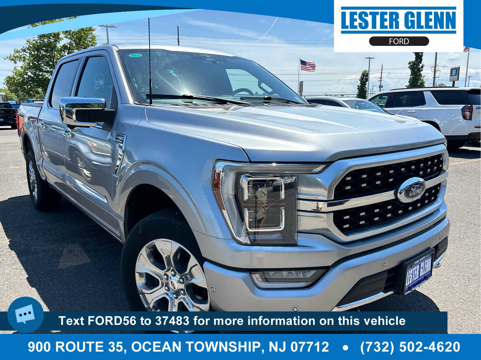 Certified 2023 Ford F150 Platinum w/ Equipment Group 701A High
