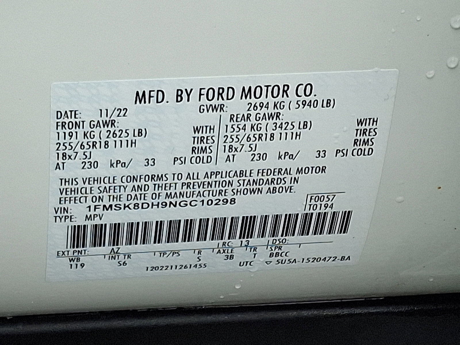 Certified 2022 Ford Explorer XLT w/ Equipment Group 202A image 27