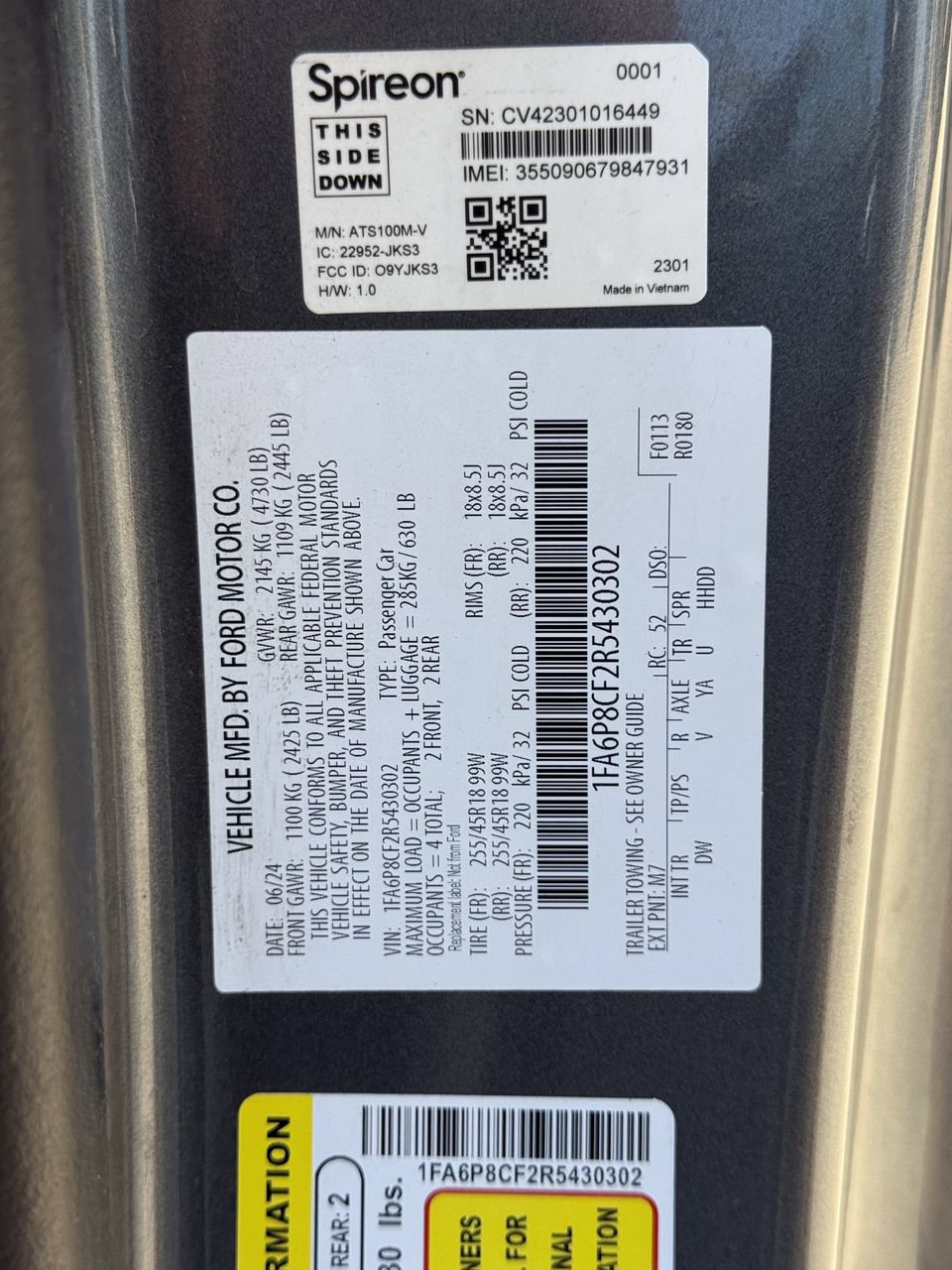 Certified 2024 Ford Mustang GT RWD image 29