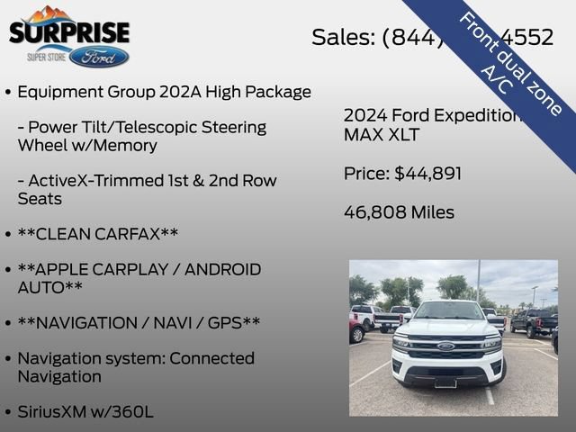 Certified 2024 Ford Expedition Max XLT AWD/4WD image 15