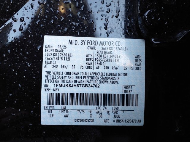 Certified 2026 Ford Explorer Tremor w/ Tremor Convenience Package AWD/4WD image 25