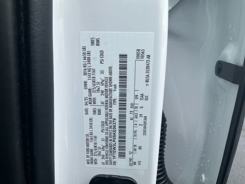 Certified 2025 Ford F150 XLT w/ Equipment Group 301A Standard AWD/4WD image 18