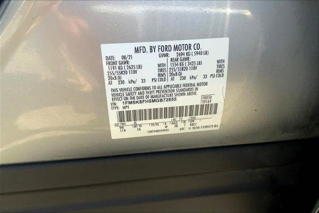 Certified 2021 Ford Explorer Limited AWD/4WD image 34