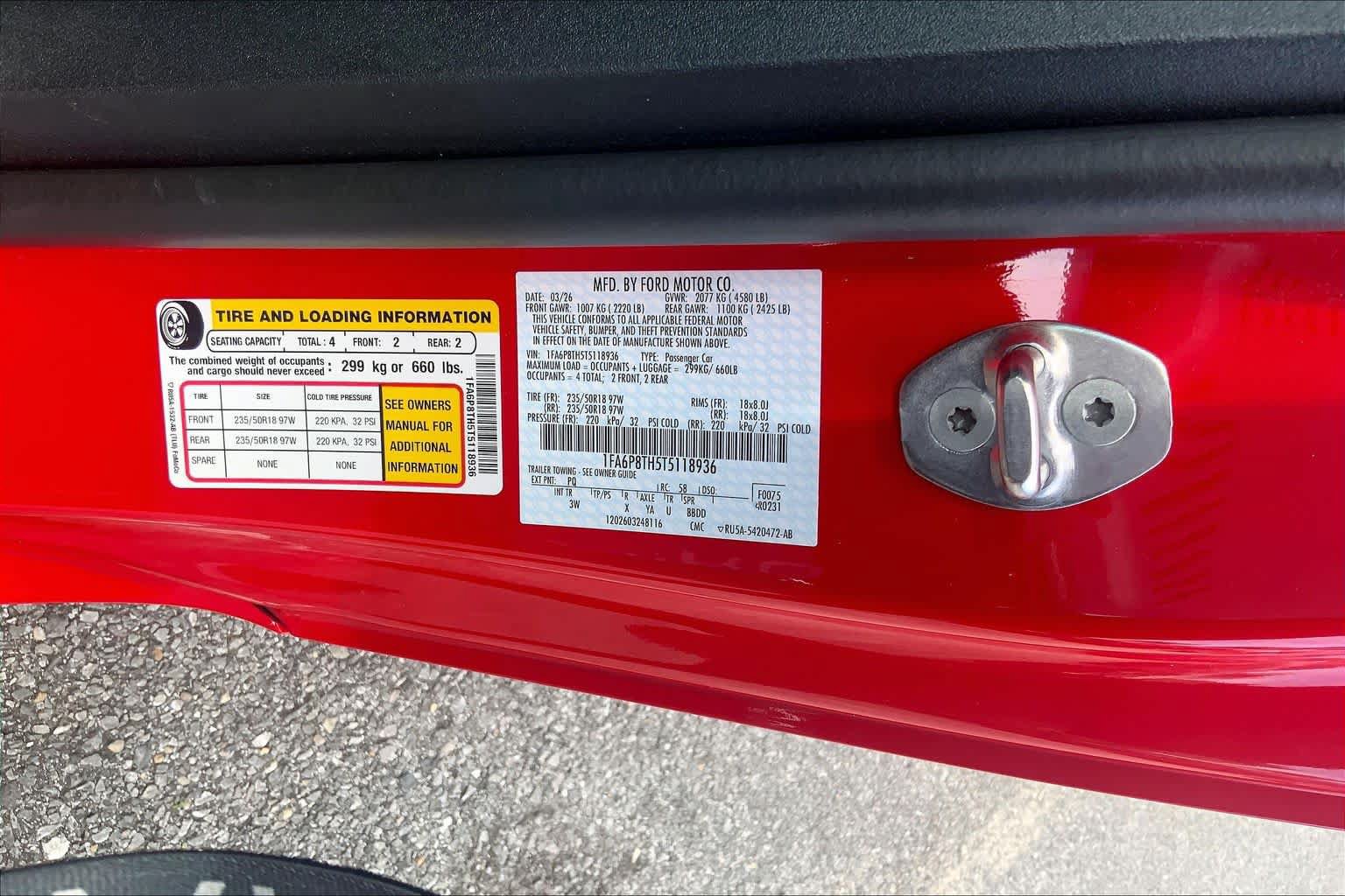 Certified 2026 Ford Mustang Premium RWD image 29