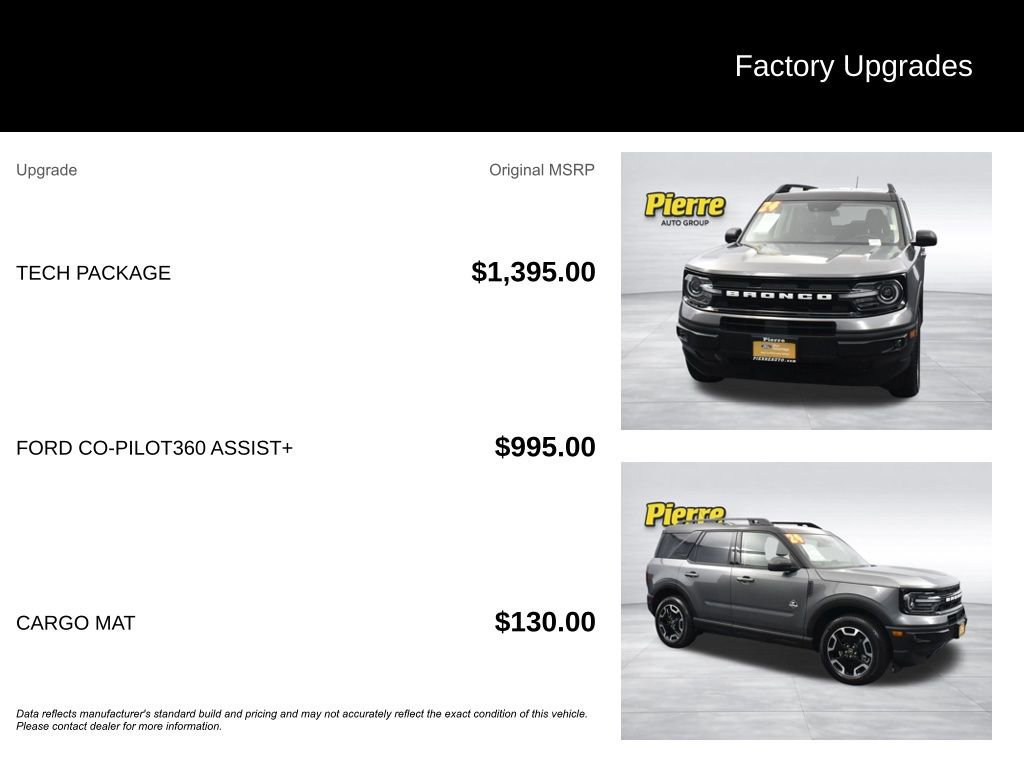 Certified 2024 Ford Bronco Sport Outer Banks w/ Tech Package image 5