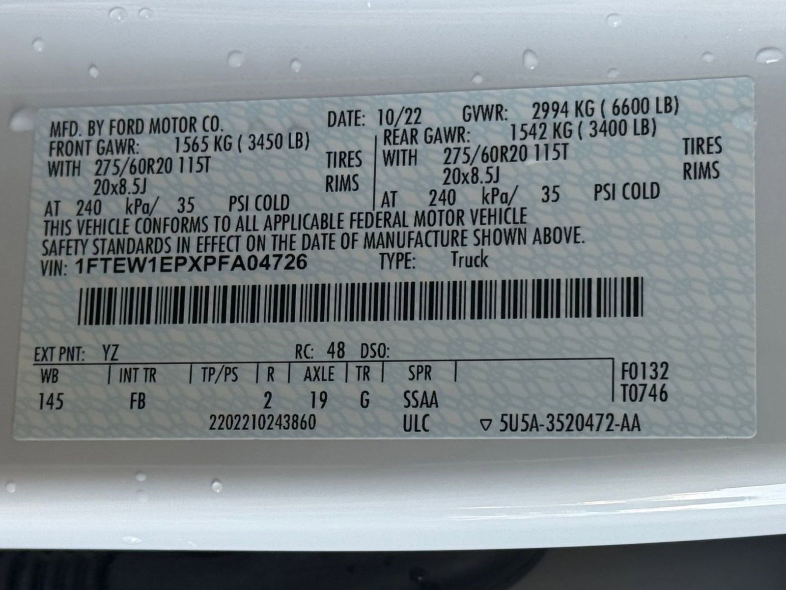 Certified 2023 Ford F150 XLT w/ Equipment Group 302A High image 22