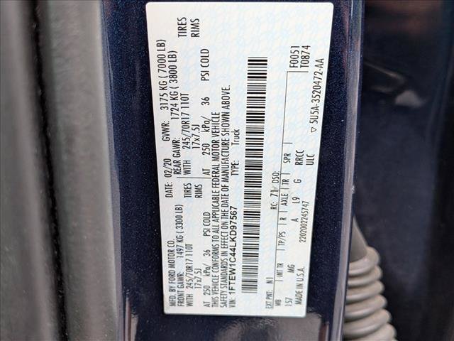 Certified 2020 Ford F150 XLT w/ Trailer Tow Package RWD image 22