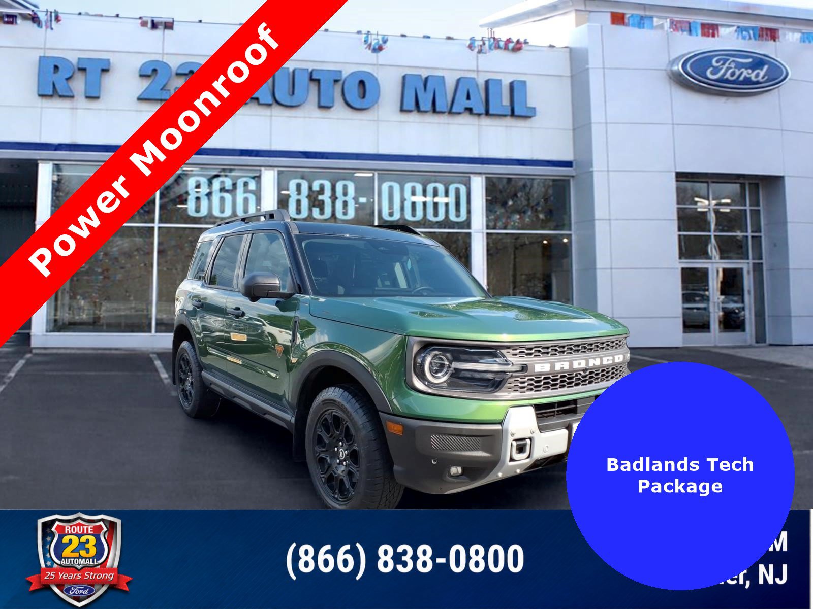 Certified 2025 Ford Bronco Sport Badlands w/ Badlands Tech Package AWD/4WD image 1