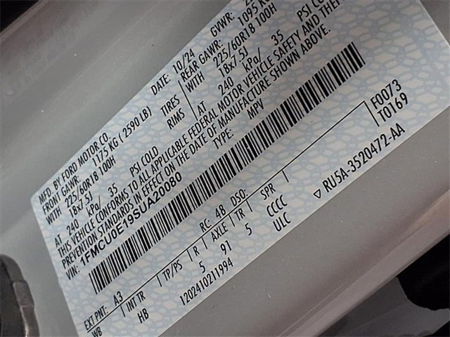 Certified 2025 Ford Escape SE w/ Class II Trailer Tow Package image 34