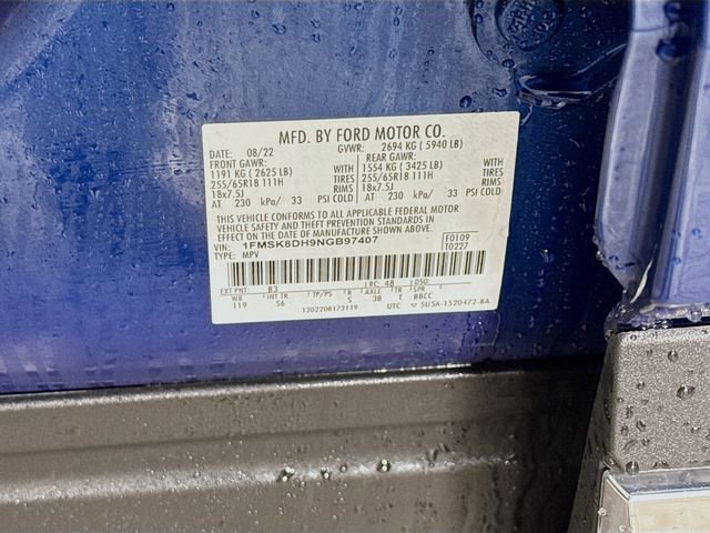 Certified 2022 Ford Explorer XLT w/ Equipment Group 202A image 33