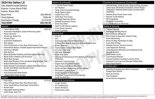 Used 2024 Kia Seltos LX image 36