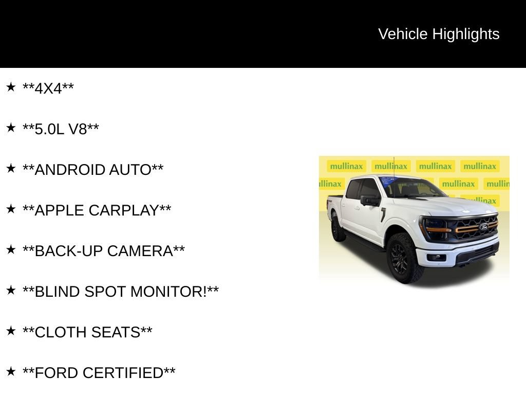 Certified 2025 Ford F150 Tremor AWD/4WD image 13