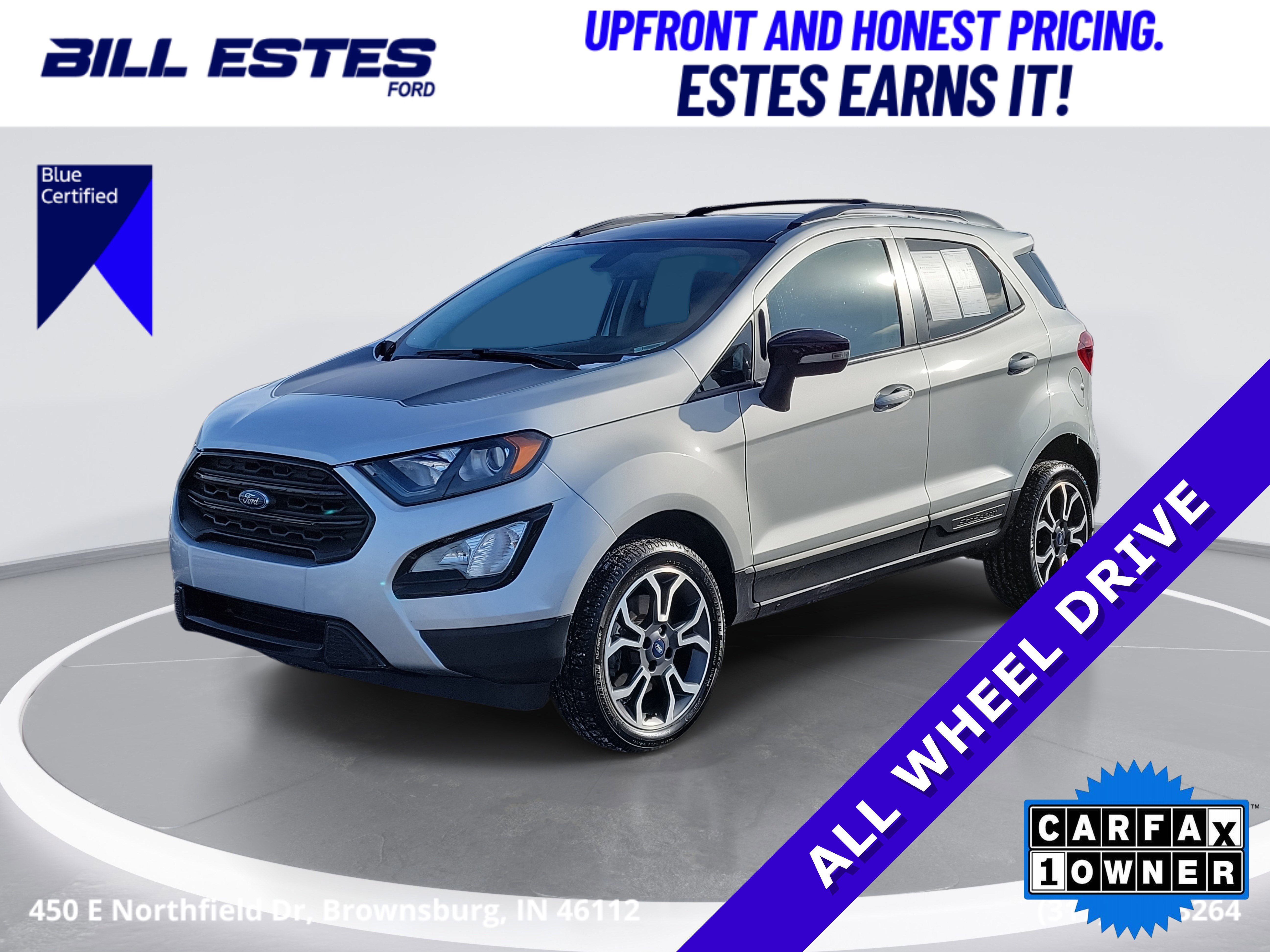 Certified 2020 Ford EcoSport SES w/ SES Black Appearance Package
