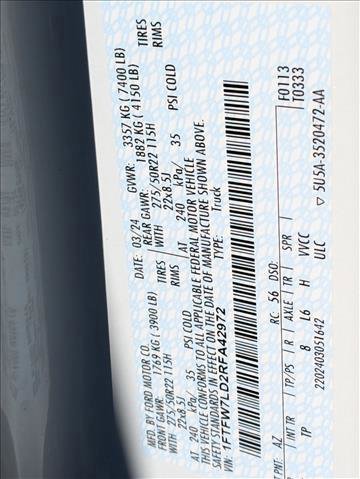 Certified 2024 Ford F150 Platinum w/ Equipment Group 703A Plus image 15