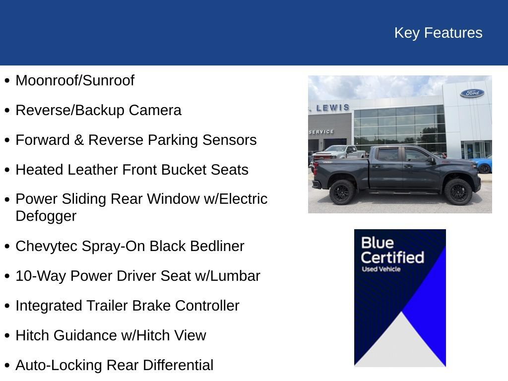 Used 2021 Chevrolet Silverado 1500 LT Trail Boss w/ Convenience Package II AWD/4WD image 8