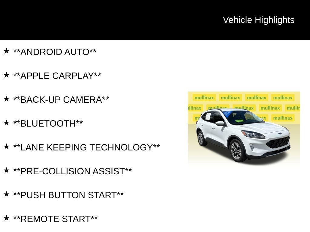 Certified 2021 Ford Escape SEL FWD image 13