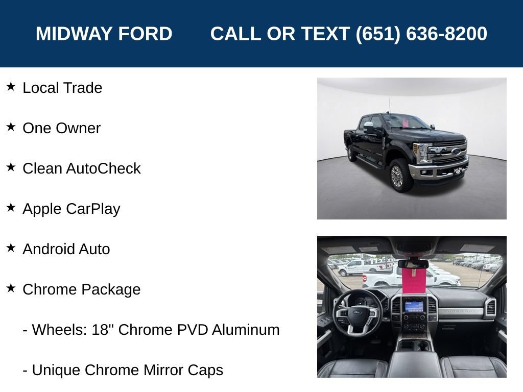 Certified 2019 Ford F350 Lariat w/ Lariat Ultimate Package AWD/4WD image 7