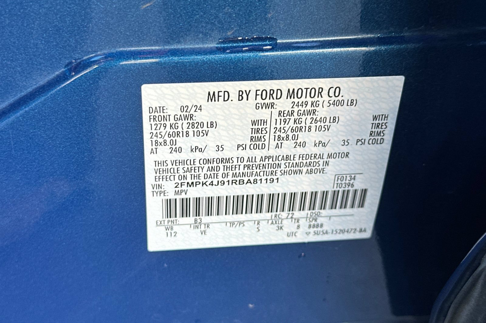 Certified 2024 Ford Edge SEL AWD/4WD image 30