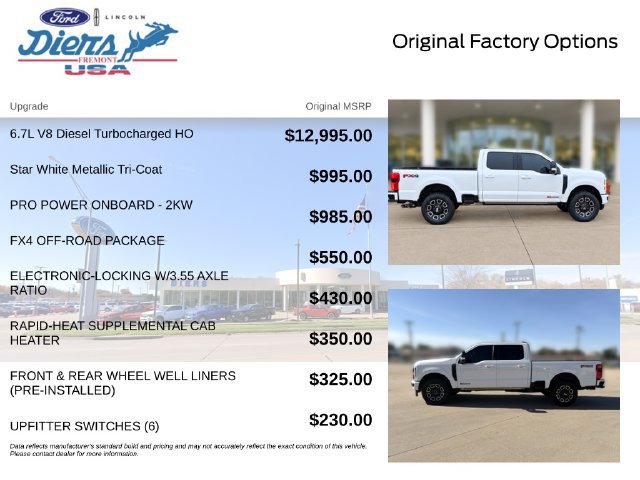 Certified 2025 Ford F350 Platinum w/ FX4 Off-Road Package AWD/4WD image 14
