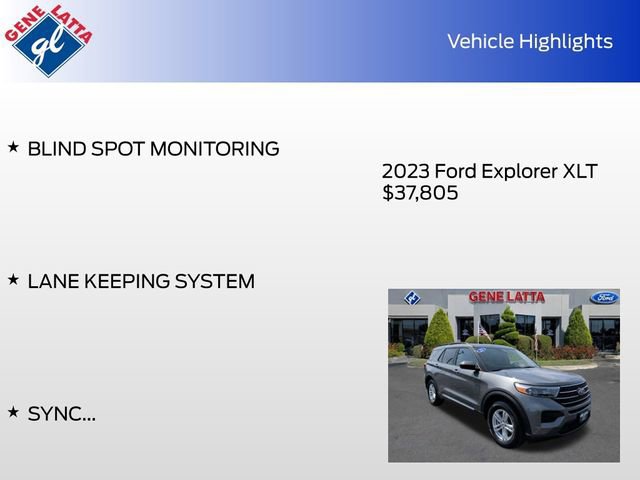Certified 2023 Ford Explorer XLT image 34