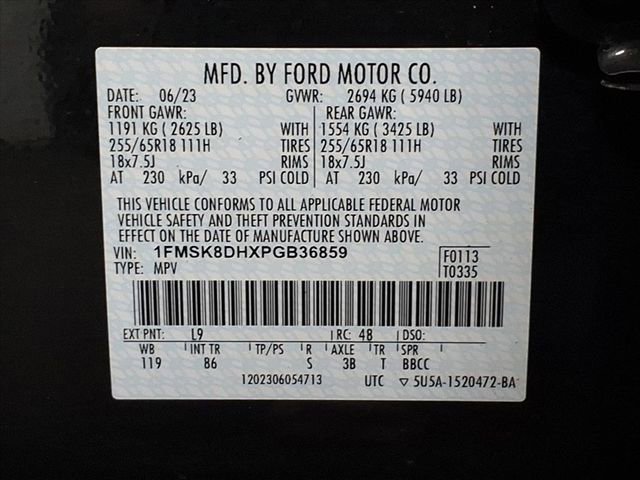 Certified 2023 Ford Explorer XLT image 32