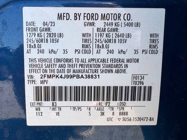 Certified 2023 Ford Edge SEL AWD/4WD image 29