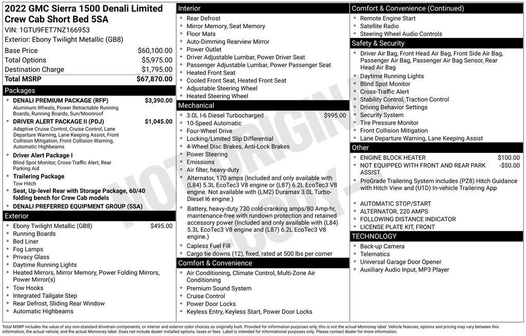 Used 2022 GMC Sierra 1500 Denali w/ Denali Premium Package image 6