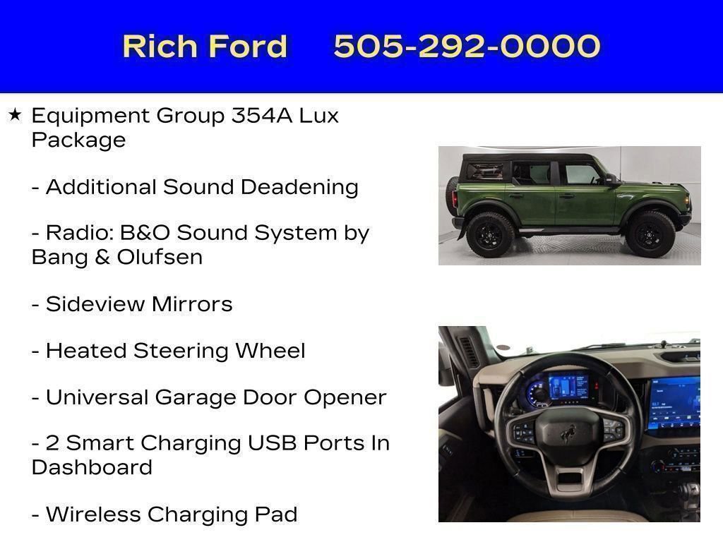 Certified 2023 Ford Bronco Wildtrak AWD/4WD image 73