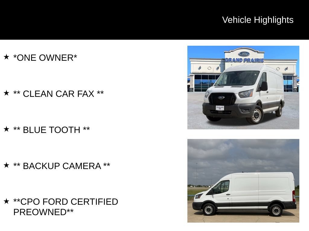 Certified 2024 Ford Transit 250 148 Medium Roof w/ Load Area Protection Package RWD image 4
