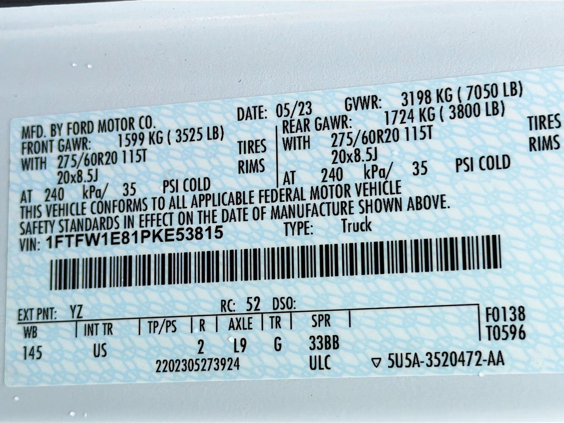 Certified 2023 Ford F150 XLT w/ Equipment Group 302A High AWD/4WD image 37