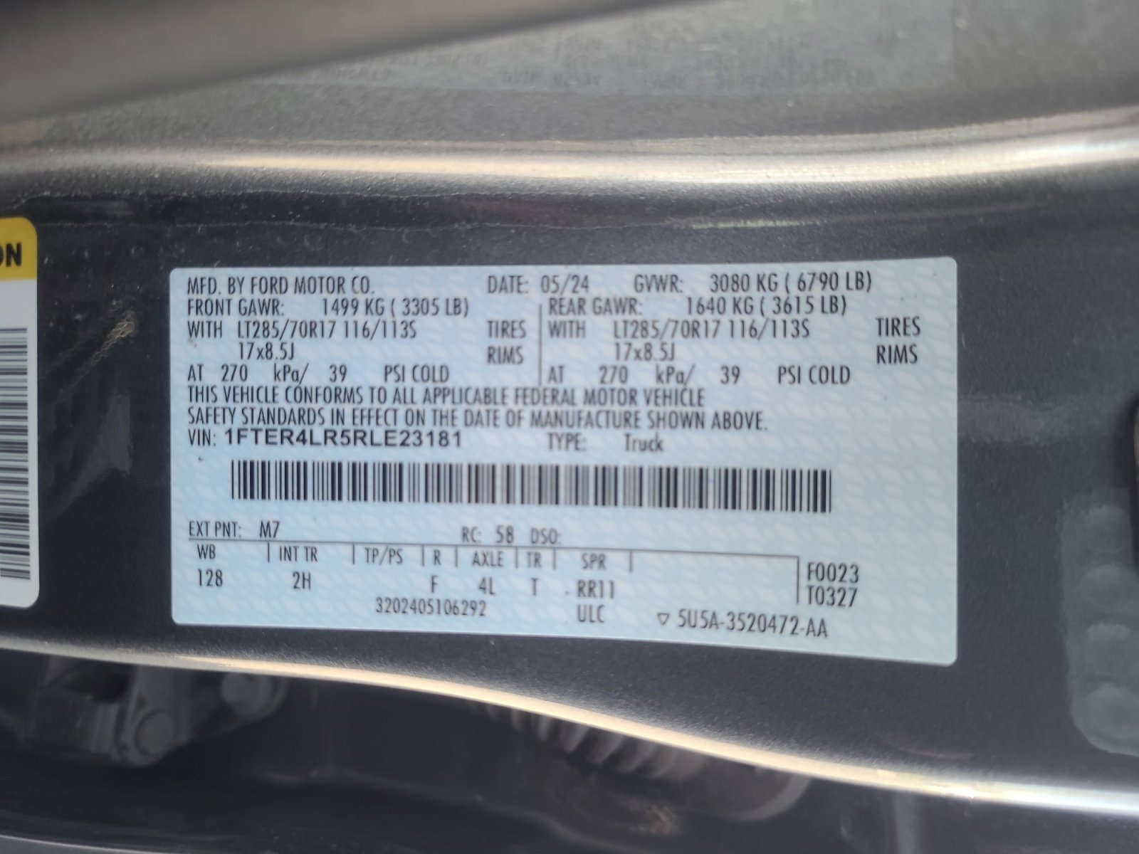Certified 2024 Ford Ranger Raptor AWD/4WD image 25