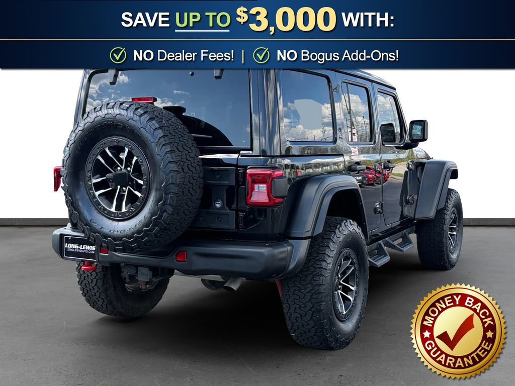 Used 2024 Jeep Wrangler Unlimited Rubicon w/ XTREMEE 35" Tire Package AWD/4WD image 7