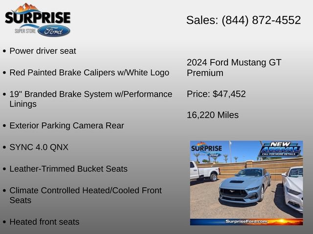 Certified 2024 Ford Mustang GT Premium RWD image 12