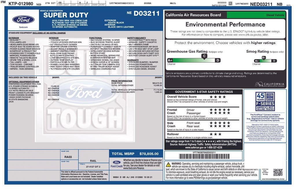 Certified 2022 Ford F250 Platinum image 30