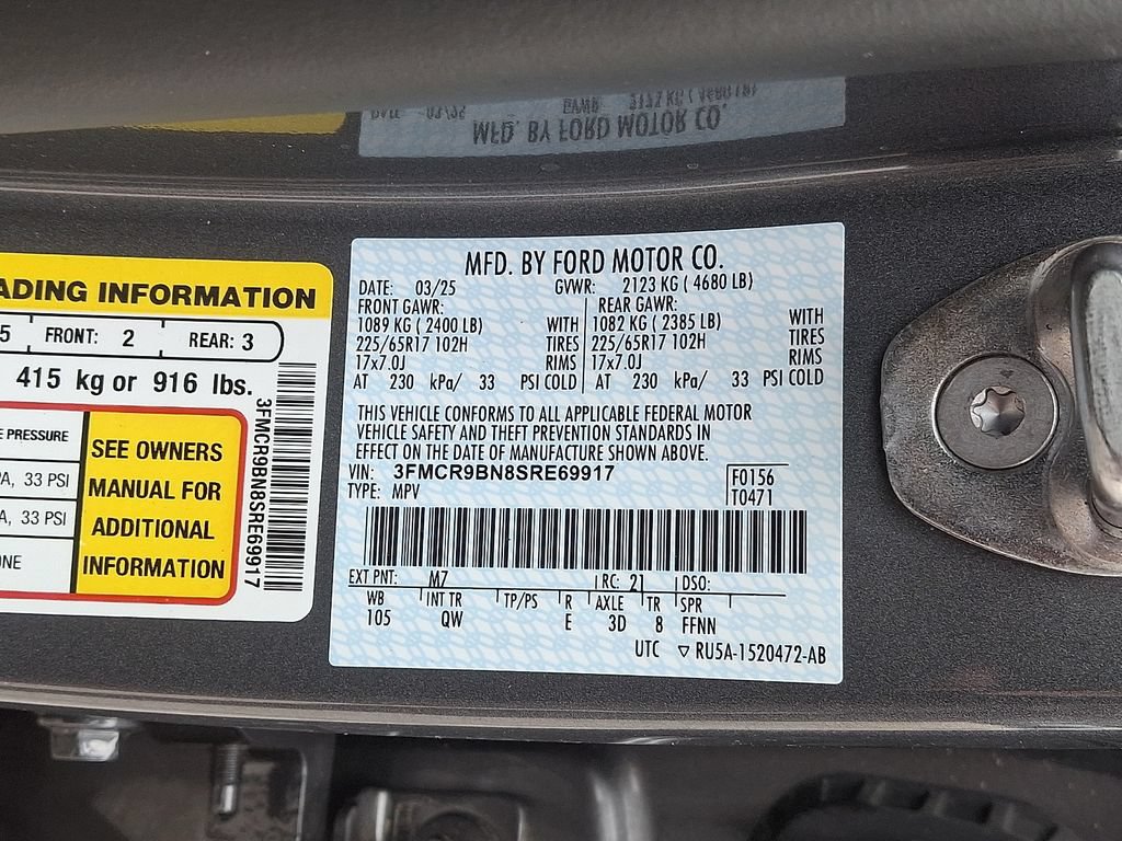 Certified 2025 Ford Bronco Sport Big Bend AWD/4WD image 28