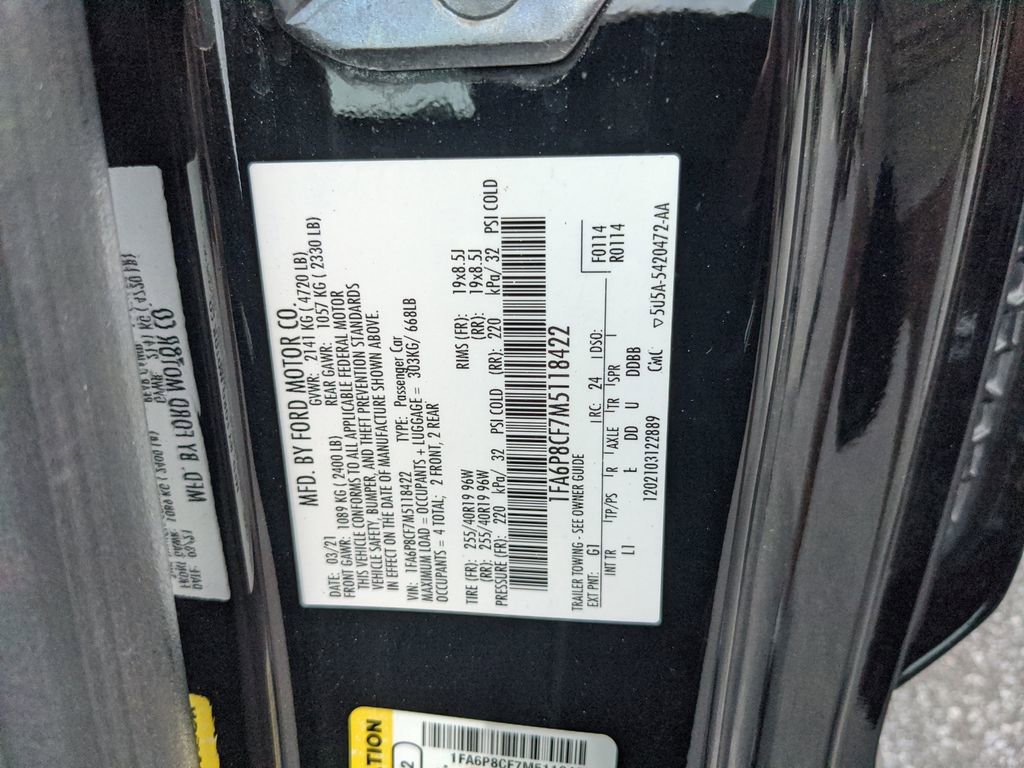 Certified 2021 Ford Mustang GT Premium w/ California Special Package image 37