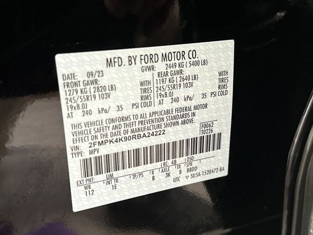 Certified 2024 Ford Edge Titanium w/ Equipment Group 301A image 40