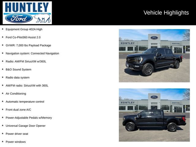 Certified 2023 Ford F150 Tremor w/ Equipment Group 402A High AWD/4WD image 2