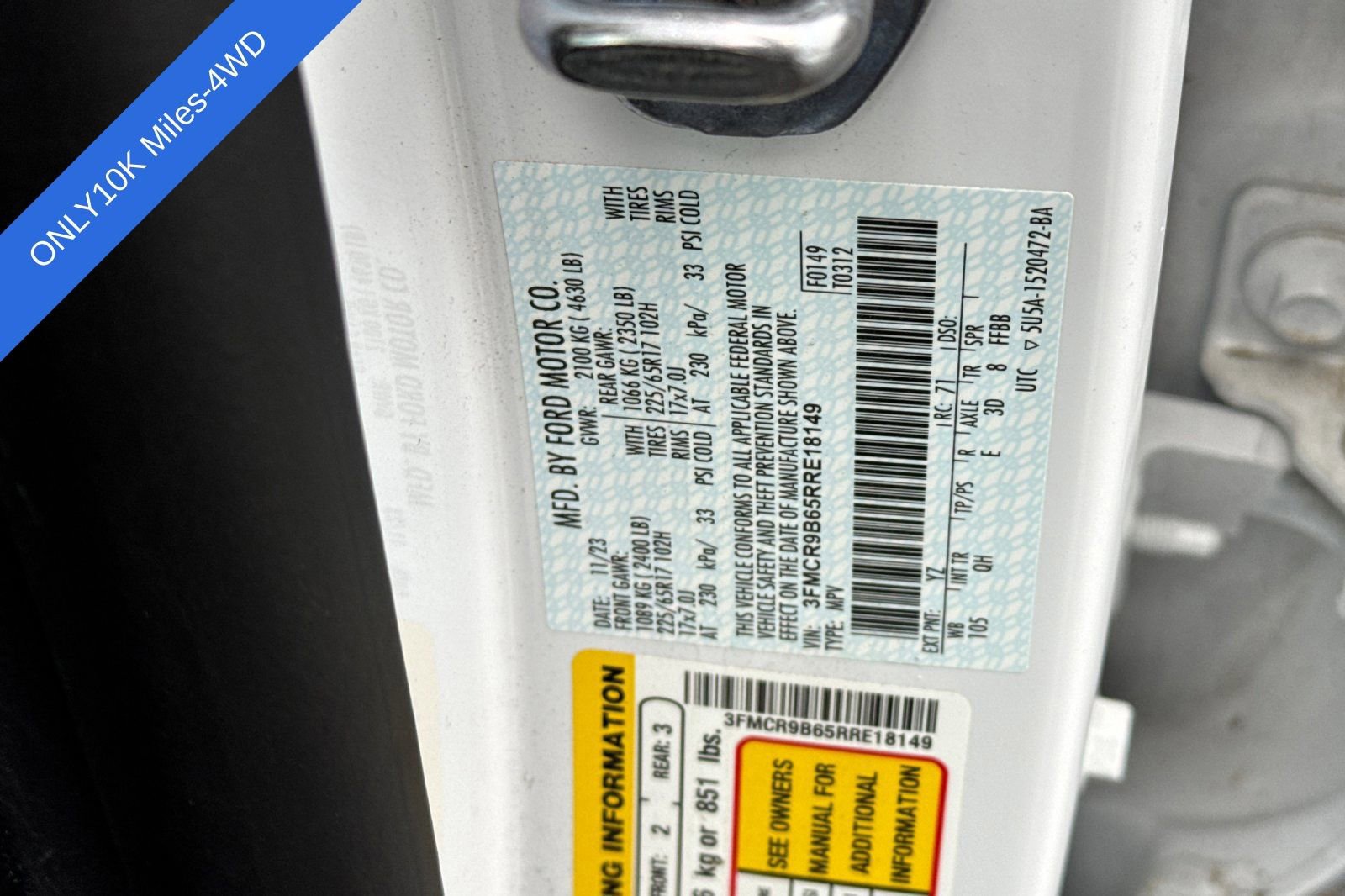 Certified 2024 Ford Bronco Sport Big Bend AWD/4WD image 30