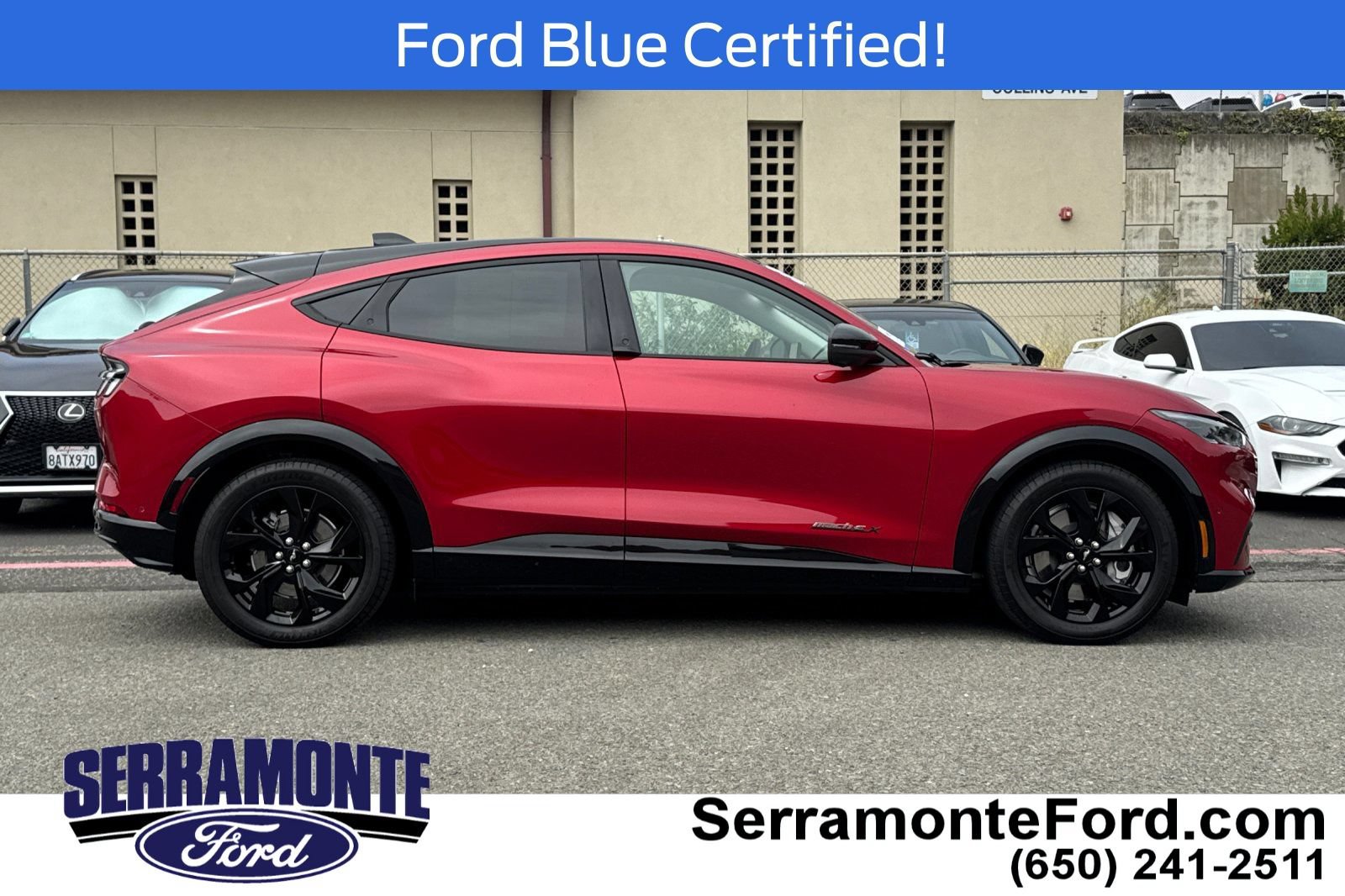 Certified 2023 Ford Mustang Mach-E Premium w/ Mustang Nite Pony Package RWD image 3