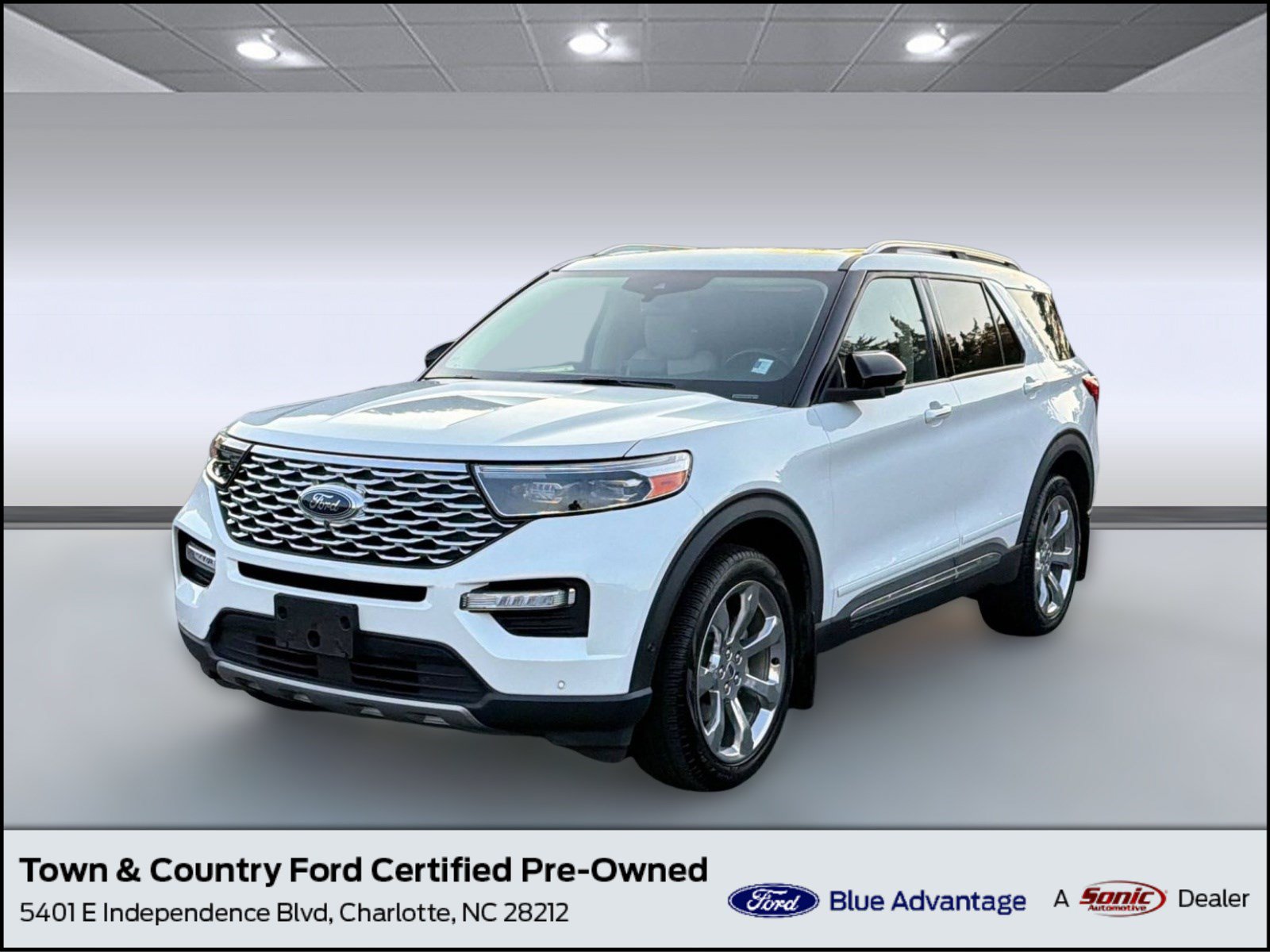 Certified 2020 Ford Explorer Platinum w/ Premium Technology Package