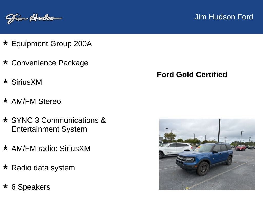 Certified 2024 Ford Bronco Sport Big Bend w/ Convenience Package AWD/4WD image 7