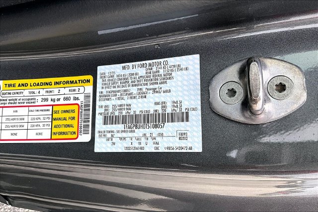 Certified 2026 Ford Mustang Convertible w/ Anti-Theft Package RWD image 13