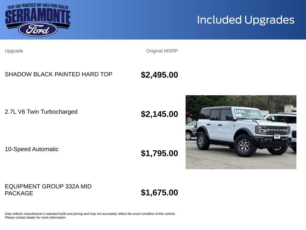 Certified 2025 Ford Bronco Badlands AWD/4WD image 27