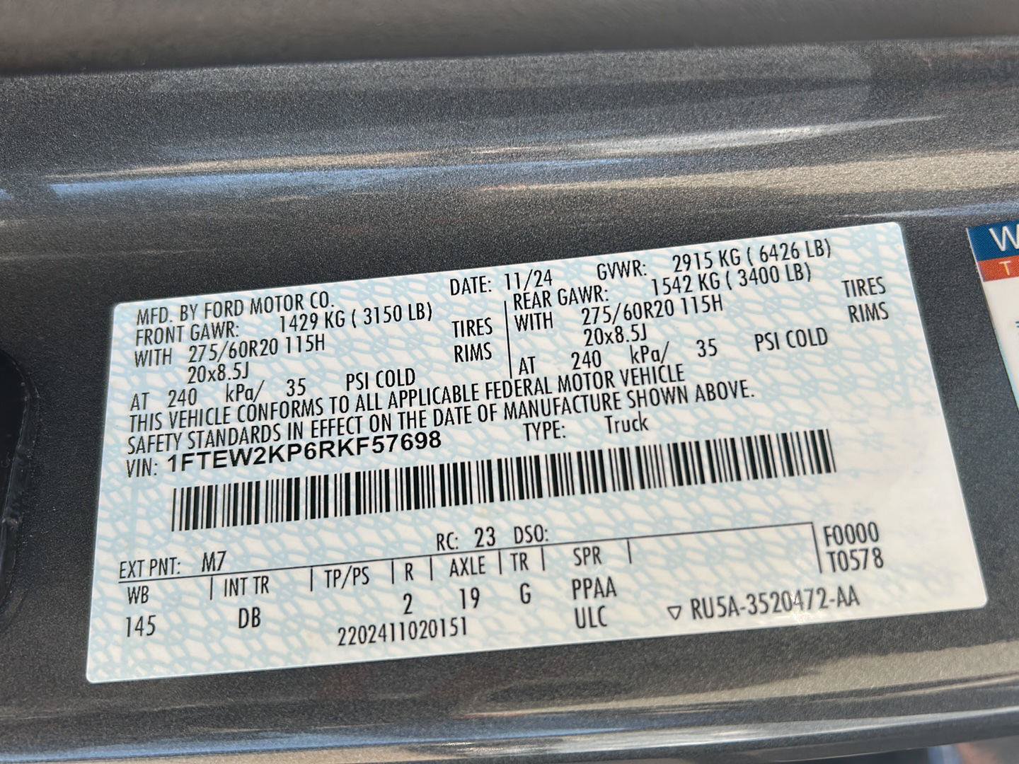 Certified 2024 Ford F150 STX RWD image 34
