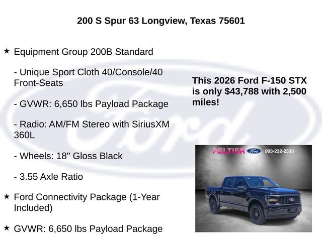 Certified 2026 Ford F150 STX AWD/4WD image 5