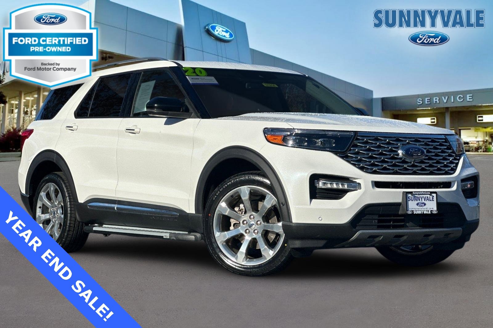 Certified 2020 Ford Explorer Platinum w/ Premium Technology Package image 1