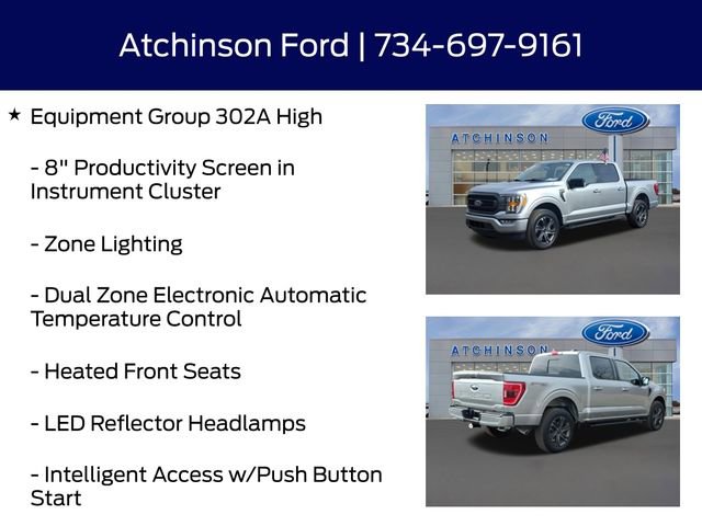 Certified 2023 Ford F150 XLT w/ Equipment Group 302A High image 16