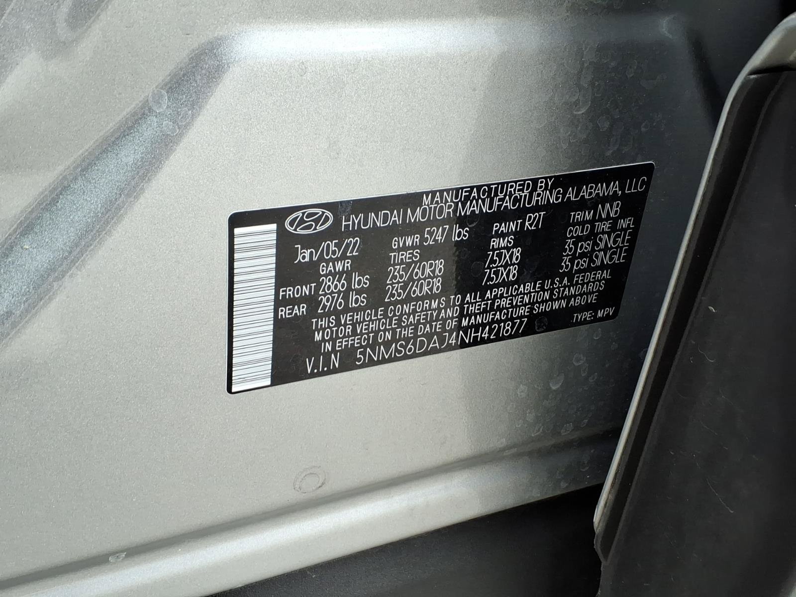 Used 2022 Hyundai Santa Fe SEL w/ Convenience Package AWD/4WD image 29