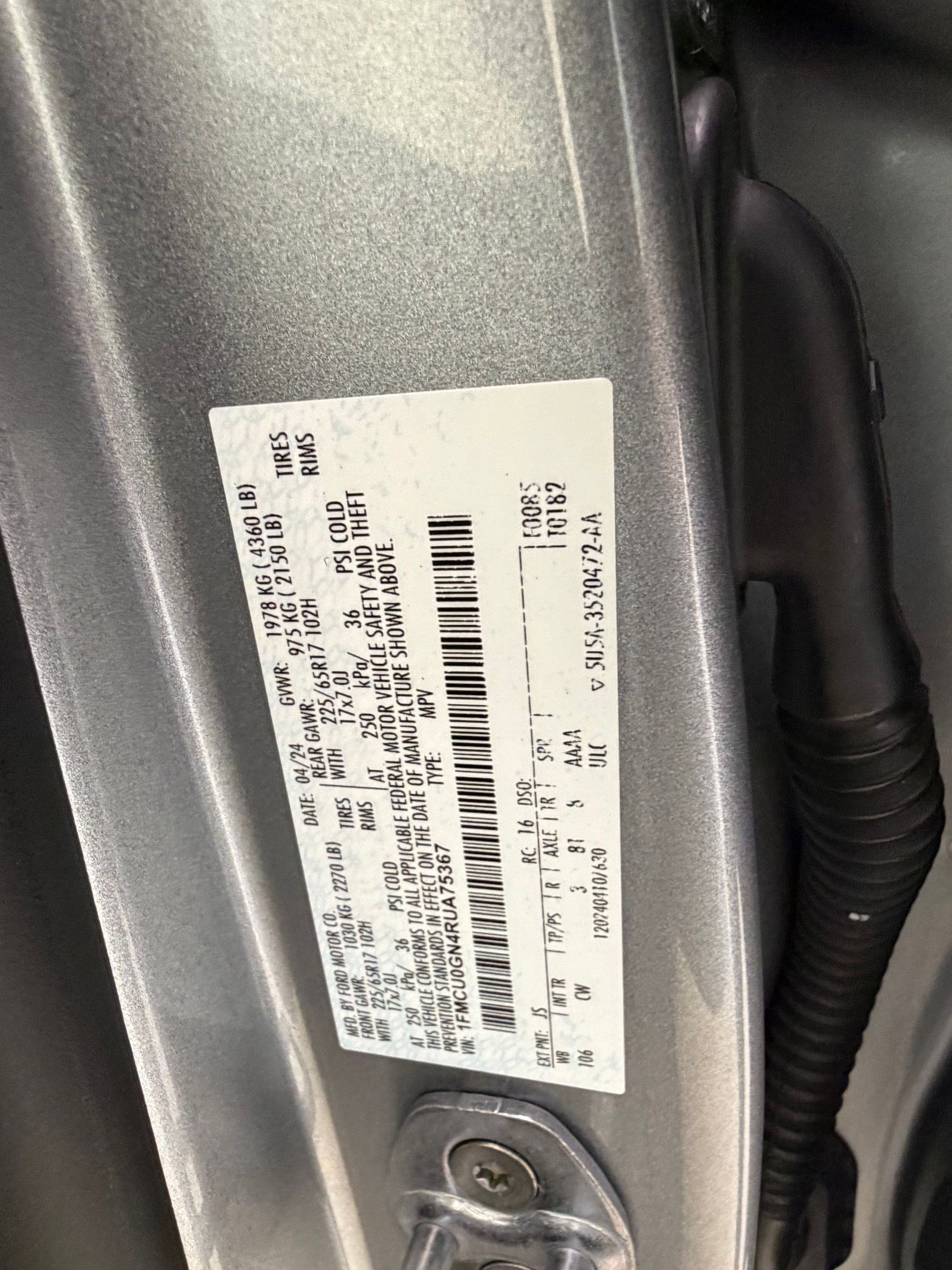 Certified 2024 Ford Escape Active image 21